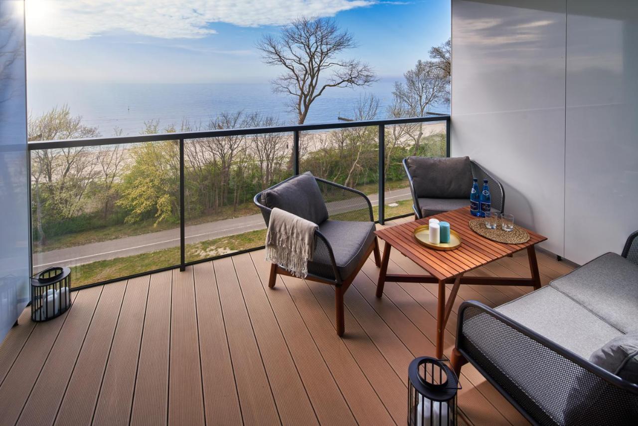 Seaside Park Apartament Prywatny 405 Z Widokiem Na Morze Kołobrzeg Exteriör bild
